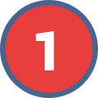 circle graphic and number-1