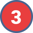 circle graphic and number-3